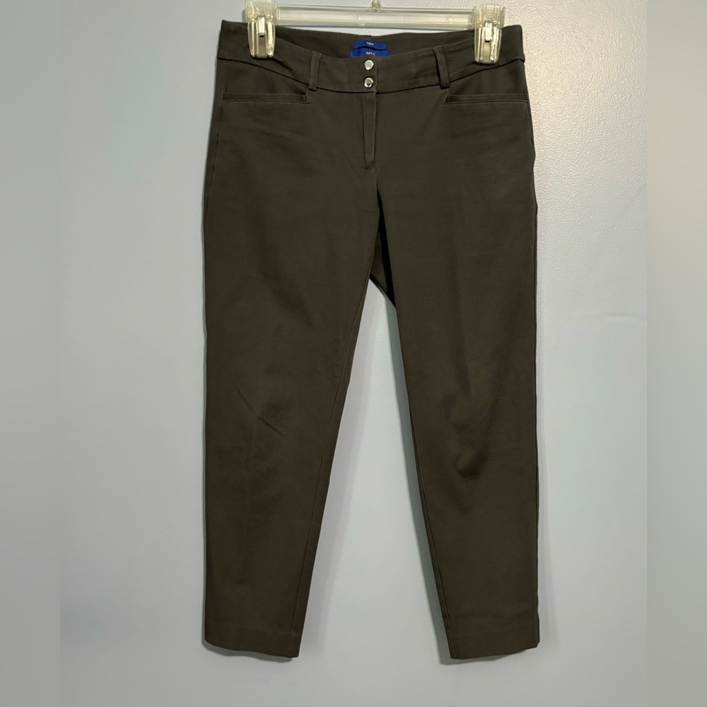 Apt 9 Womens Size 10 Gray Ankle Pants EUC No Flaws 25” Inseam